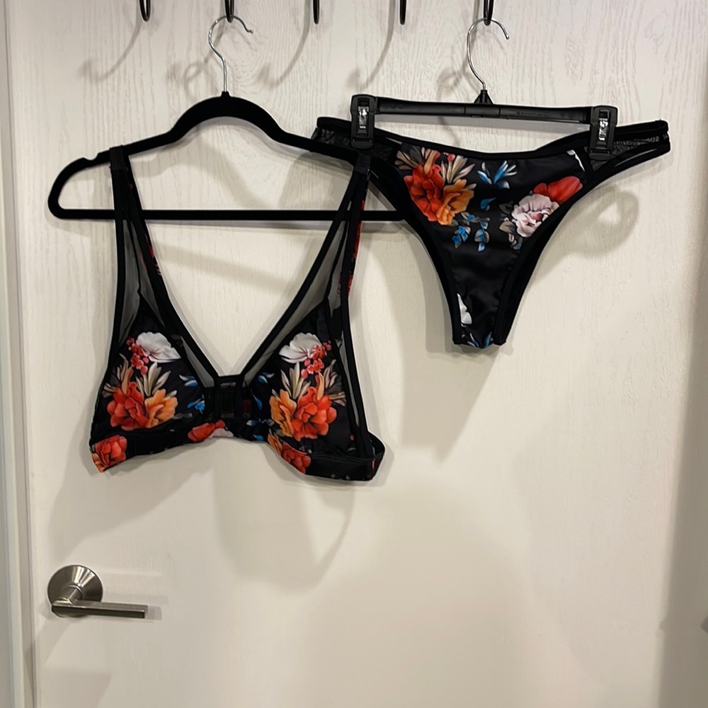 2XL Floral Swimsuit